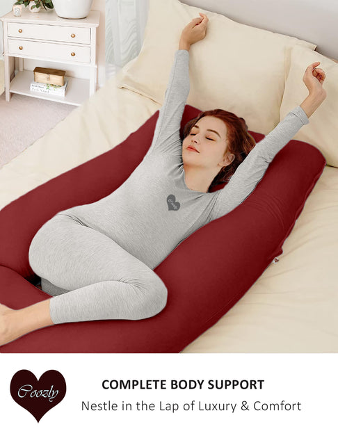 Red Coozly Belly Back Pregnancy Pillow 7860