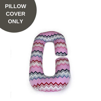 Cover Only - C Shaped Pregnancy Pillow Cover - Pinnacle Pink