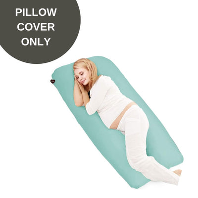 Cover Only - U Shaped Pregnancy Pillow Cover - Mint