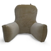 Backrest Pillow | Back Support Cushion | High Armrest - Velvet Beige