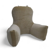 Backrest Pillow | Back Support Cushion | High Armrest - Velvet Beige