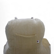 Backrest Pillow | Back Support Cushion | High Armrest - Velvet Beige