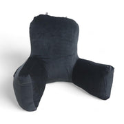 Backrest Pillow | Back Support Cushion | High Armrest - Velvet Grey