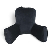 Backrest Pillow | Back Support Cushion | High Armrest - Velvet Grey