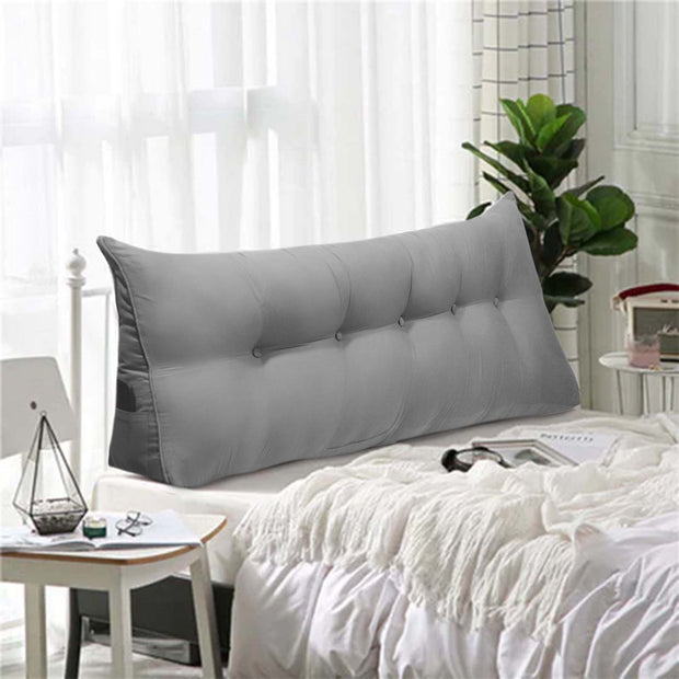 Grey pillows for bed sale