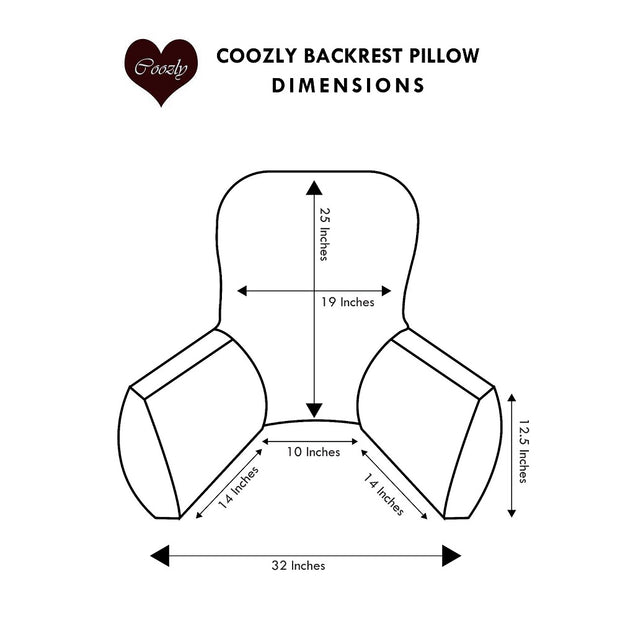 Backrest Pillow | Back Support Cushion | High Armrest -  Bottle Green Stripes