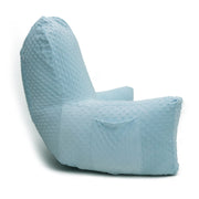 Backrest Pillow | Back Support Cushion | High Armrest - Blue Embossed