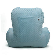 Backrest Pillow | Back Support Cushion | High Armrest - Blue Embossed