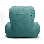 Backrest Pillow | Back Support Cushion | High Armrest - Sea Green Embossed