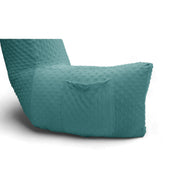 Backrest Pillow | Back Support Cushion | High Armrest - Sea Green Embossed