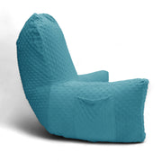 Backrest Pillow | Back Support Cushion | High Armrest - Turquoise Embossed