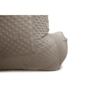 Backrest Pillow | Back Support Cushion | High Armrest -  Beige Embossed