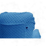 Backrest Pillow | Back Support Cushion | High Armrest -  Dod Blue Embossed