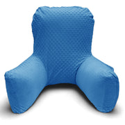 Backrest Pillow | Back Support Cushion | High Armrest -  Dod Blue Embossed