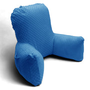 Backrest Pillow | Back Support Cushion | High Armrest -  Dod Blue Embossed