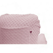 Backrest Pillow | Back Support Cushion | High Armrest - Pink Embossed