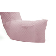 Backrest Pillow | Back Support Cushion | High Armrest - Pink Embossed