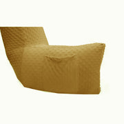 Backrest Pillow | Back Support Cushion | High Armrest - Mustard Embossed