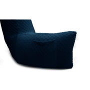 Backrest Pillow | Back Support Cushion | High Armrest - Navy Embossed