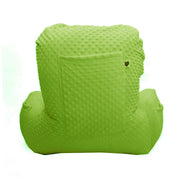 Backrest Pillow | Back Support Cushion | High Armrest - Neon Green Embossed