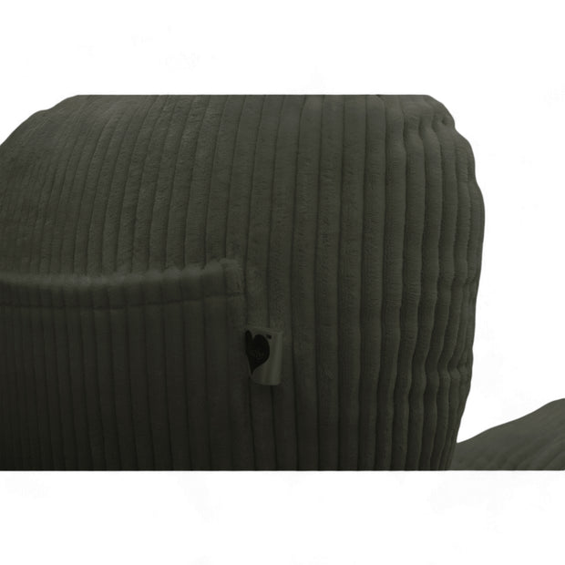 Backrest Pillow | Back Support Cushion | High Armrest -  Bottle Green Stripes