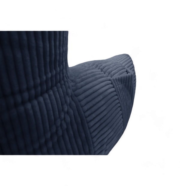 Backrest Pillow | Back Support Cushion | High Armrest - Indigo Stripes