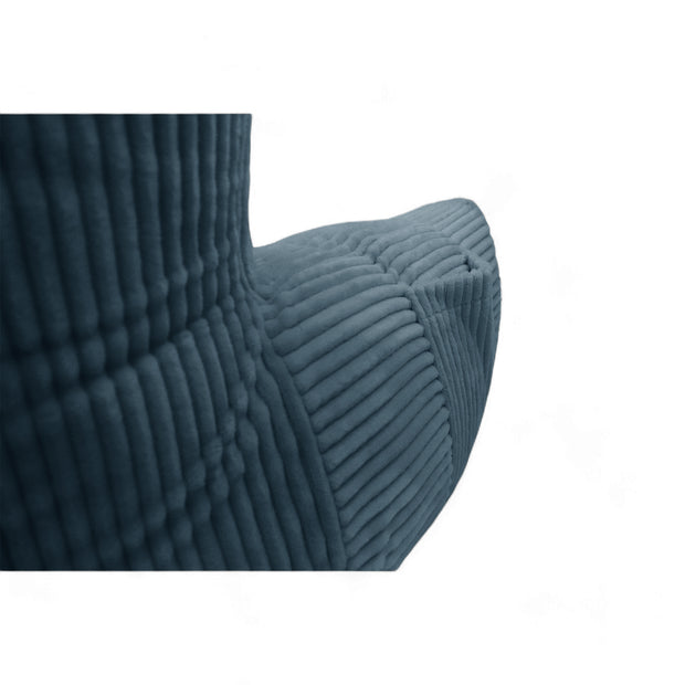 Backrest Pillow | Back Support Cushion | High Armrest -Ink Blue Stripes