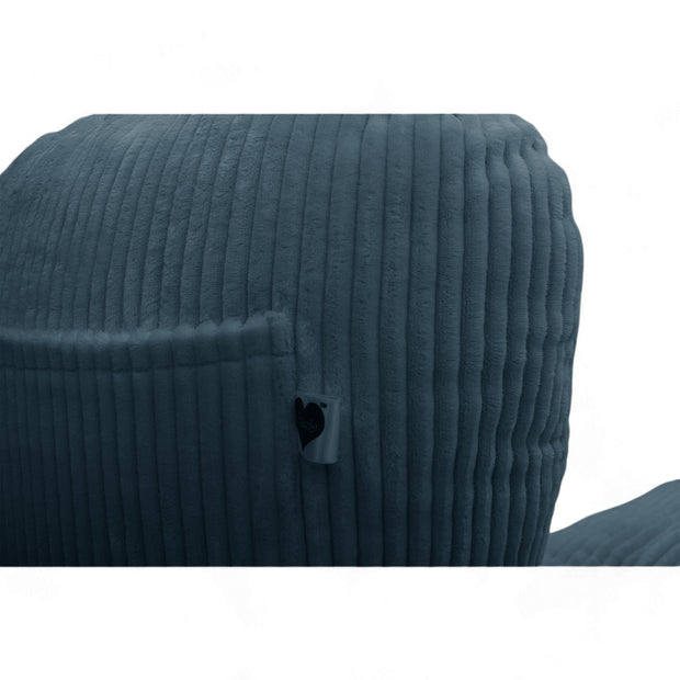 Backrest Pillow | Back Support Cushion | High Armrest -Ink Blue Stripes