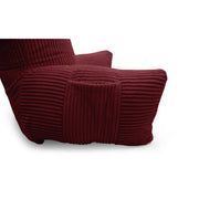 Backrest Pillow | Back Support Cushion | High Armrest -Maroon Stripes