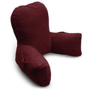 Backrest Pillow | Back Support Cushion | High Armrest -Maroon Stripes