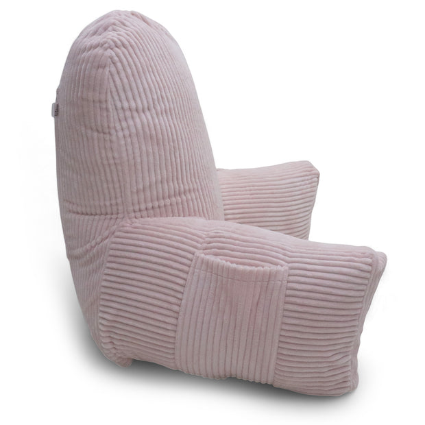 Backrest Pillow | Back Support Cushion | High Armrest - PInk Stripes