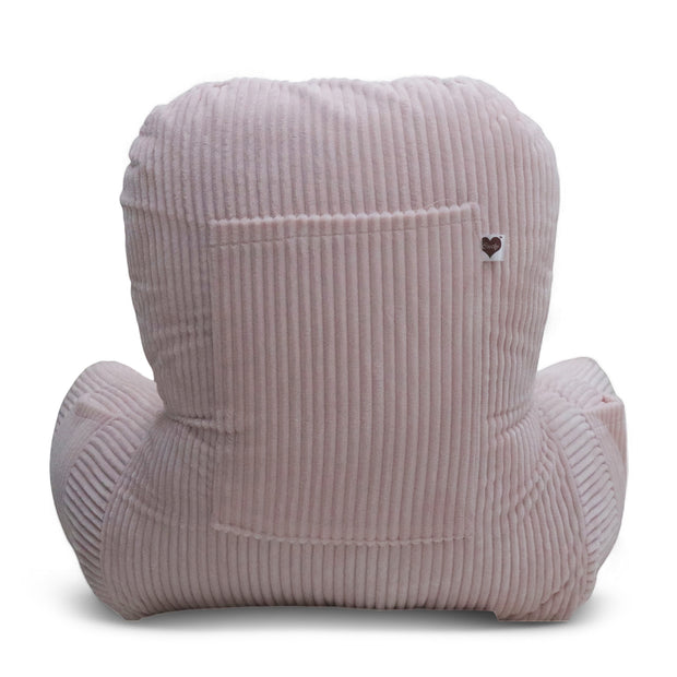 Backrest Pillow | Back Support Cushion | High Armrest - PInk Stripes