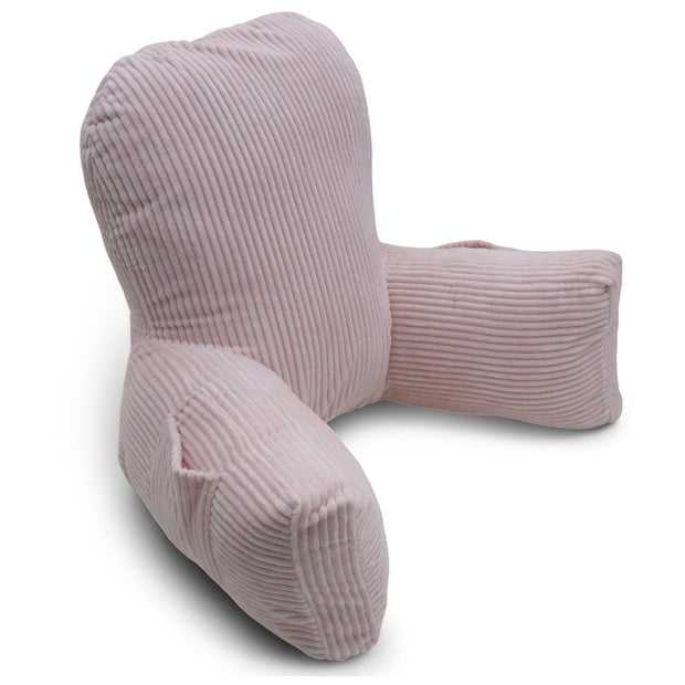 Backrest Pillow | Back Support Cushion | High Armrest - PInk Stripes