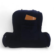 Backrest Pillow | Back Support Cushion | High Armrest - Velvet Navy