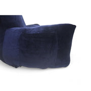 Backrest Pillow | Back Support Cushion | High Armrest - Velvet Navy