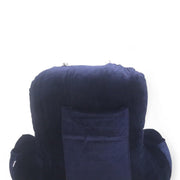 Backrest Pillow | Back Support Cushion | High Armrest - Velvet Navy