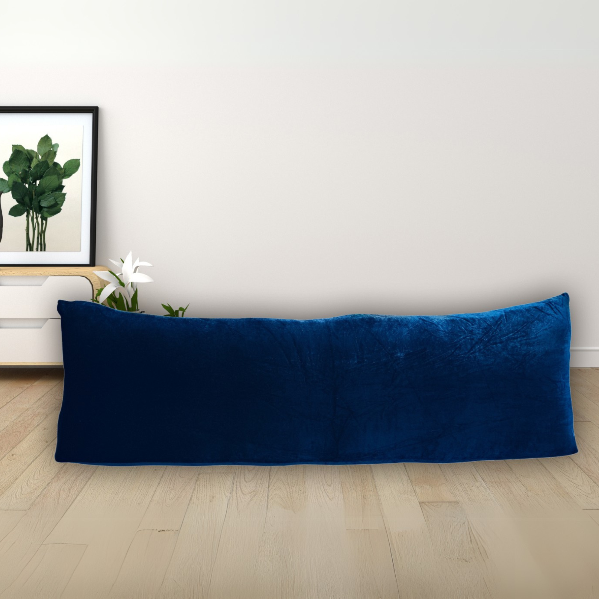 Navy Blue HeadBoard Bed/Floor Cushion Cover Only